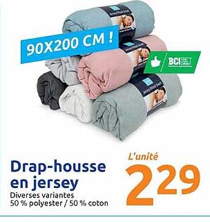 drap-housse en jersey