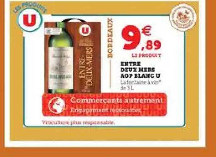 entre deux mers aop blanc u