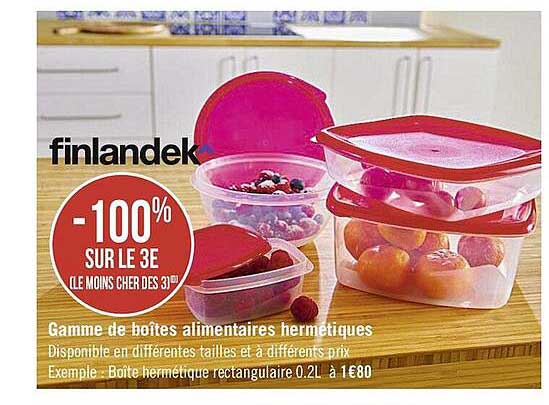 gamme de boîtes alimentaires hermétiques finlandek^