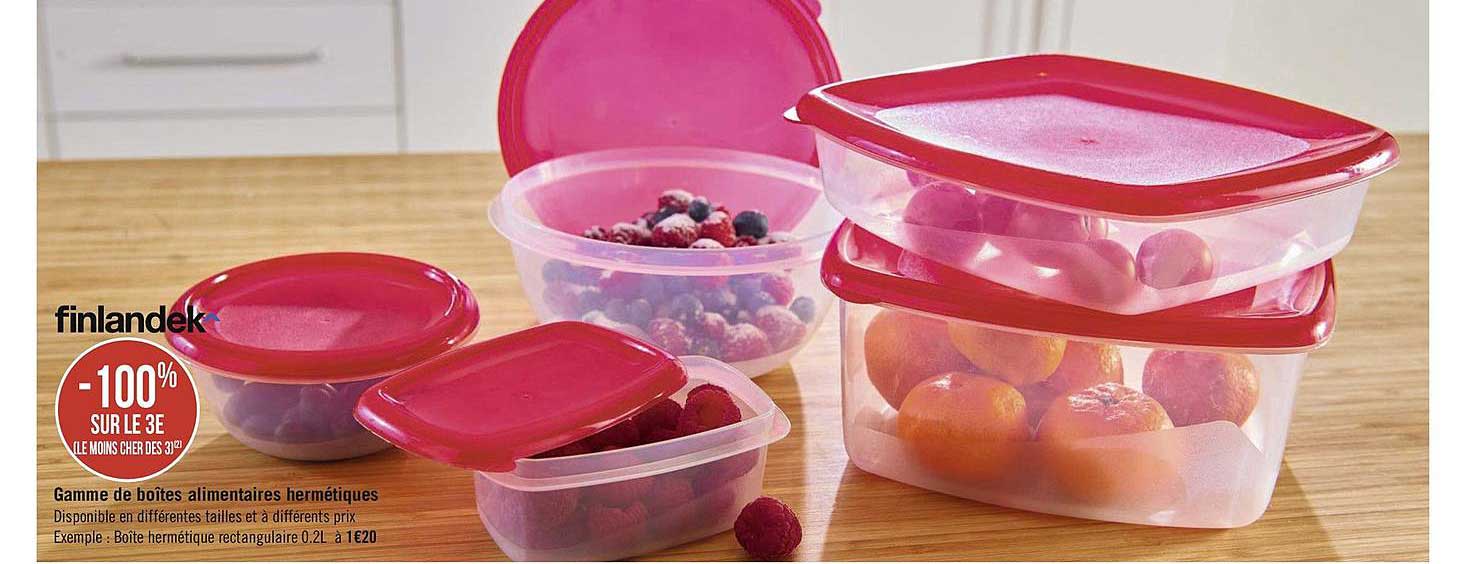 gamme de boîtes alimentaires hermétiques finlandek^