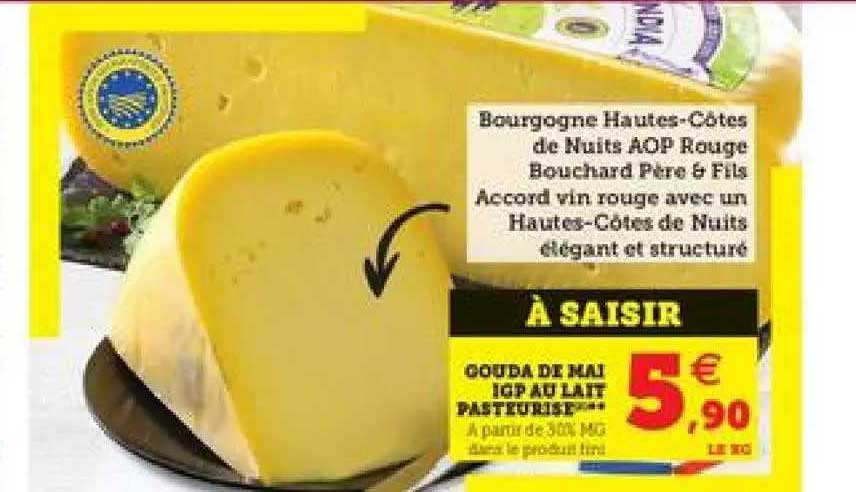 gouda de mai igp au lait pasteurisé