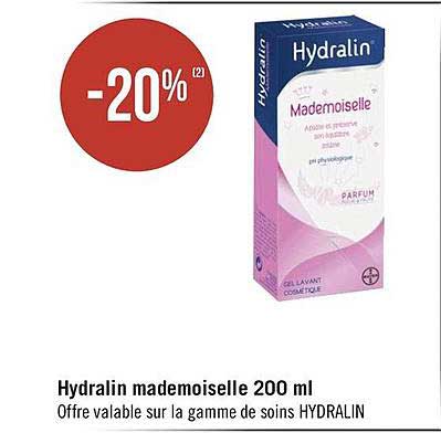 hydralin mademoiselle 200 ml