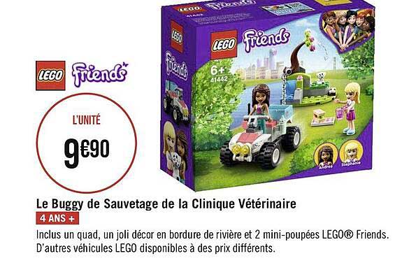 le buggy de sauvetage de la clinique vétérinaire lego friends