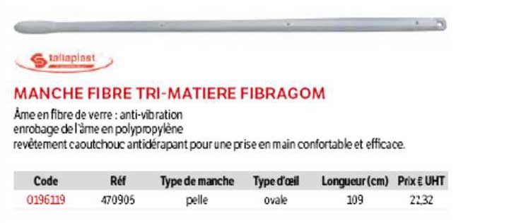 manche fibre tri-matière fibragom