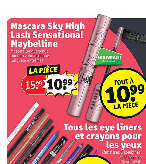 mascara sky high lash sensational maybelline