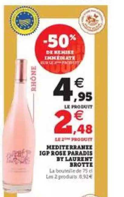Mediterranee IGP Rose Paradis By Laurent Brotte