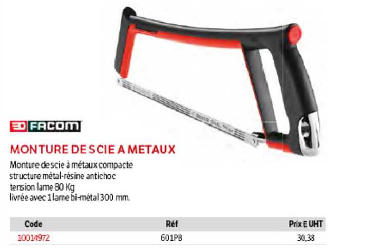 monture de scie à métaux facom