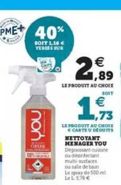 nettoyant ménager you