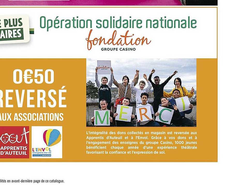 opération solidaire nationale