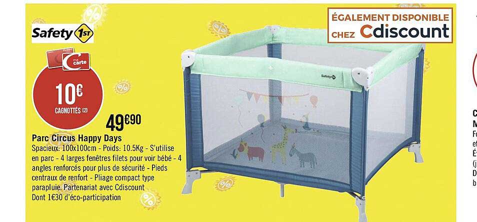 parc circus happy days safety 1st