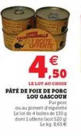 Pâté De Foie De Porc Lou Gascoun