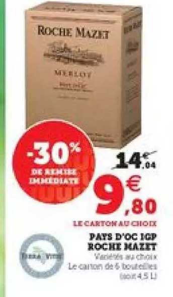 pays d'oc igp orche mazet -30% de remise immédiate