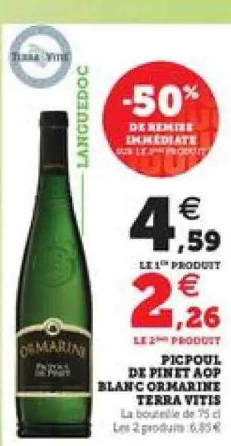 Picoupl De Minet Aop Blanc Ormarine Terra Vetis -50% De Remise Immédiate