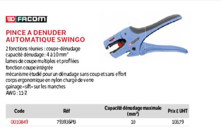 pince à dénuder automatique swingo facom