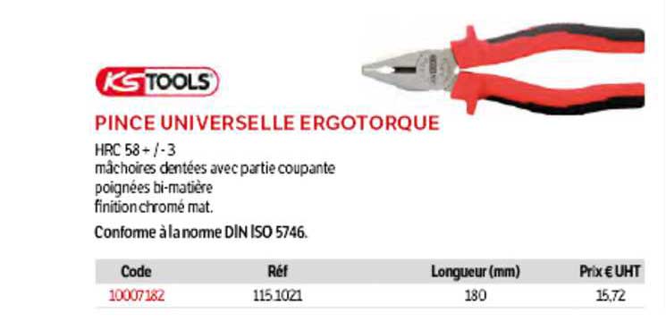 pince universelle ergotorque ks tools