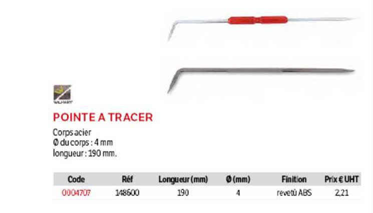 pointe à tracer