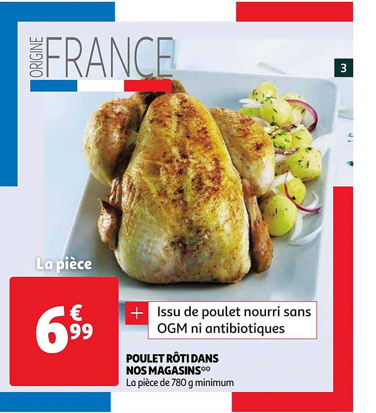 poulet rôti dans nos magasins
