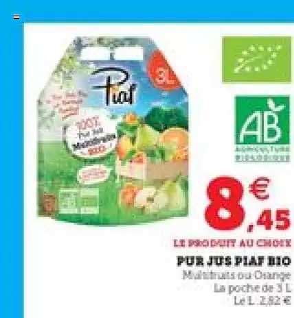 pur jus piaf bio