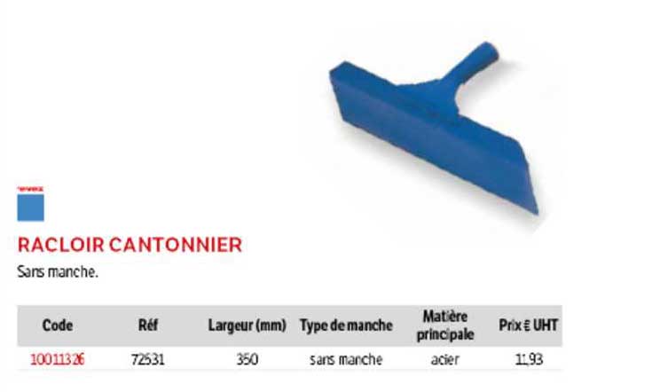 racloir cantonnier
