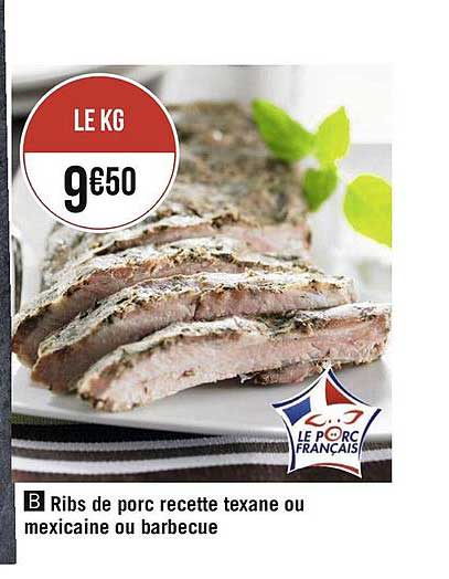 Ribs De Porc Recette Texane Ou Mexicaine Ou Barecue