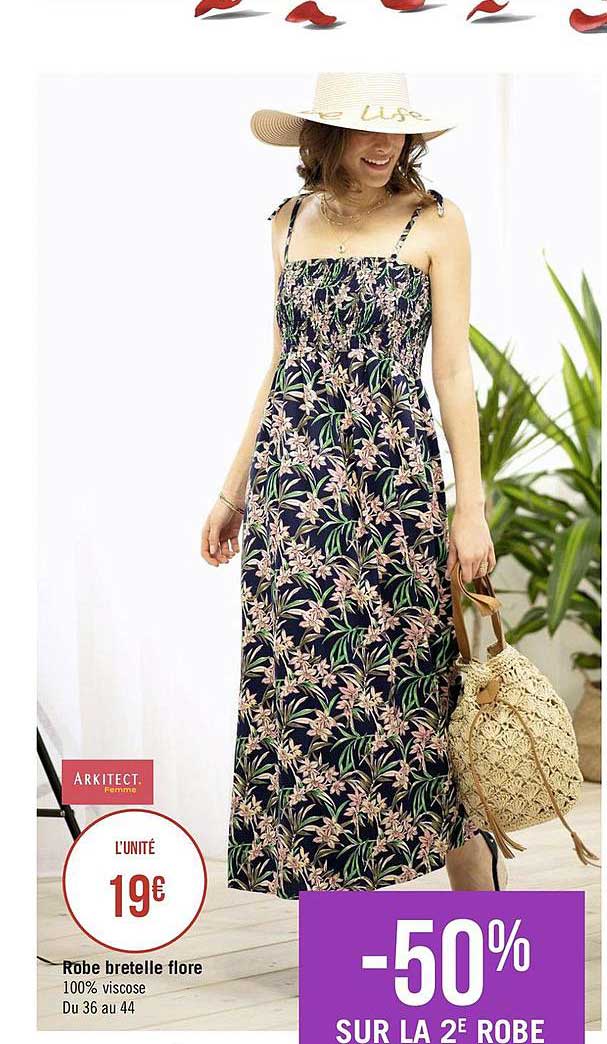 robe bretelle flore arkitect