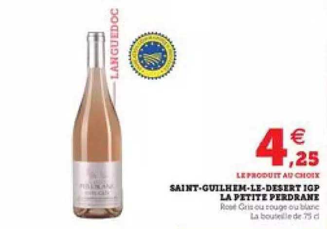 saint-guilhem-le-desert igp la petite perdrane