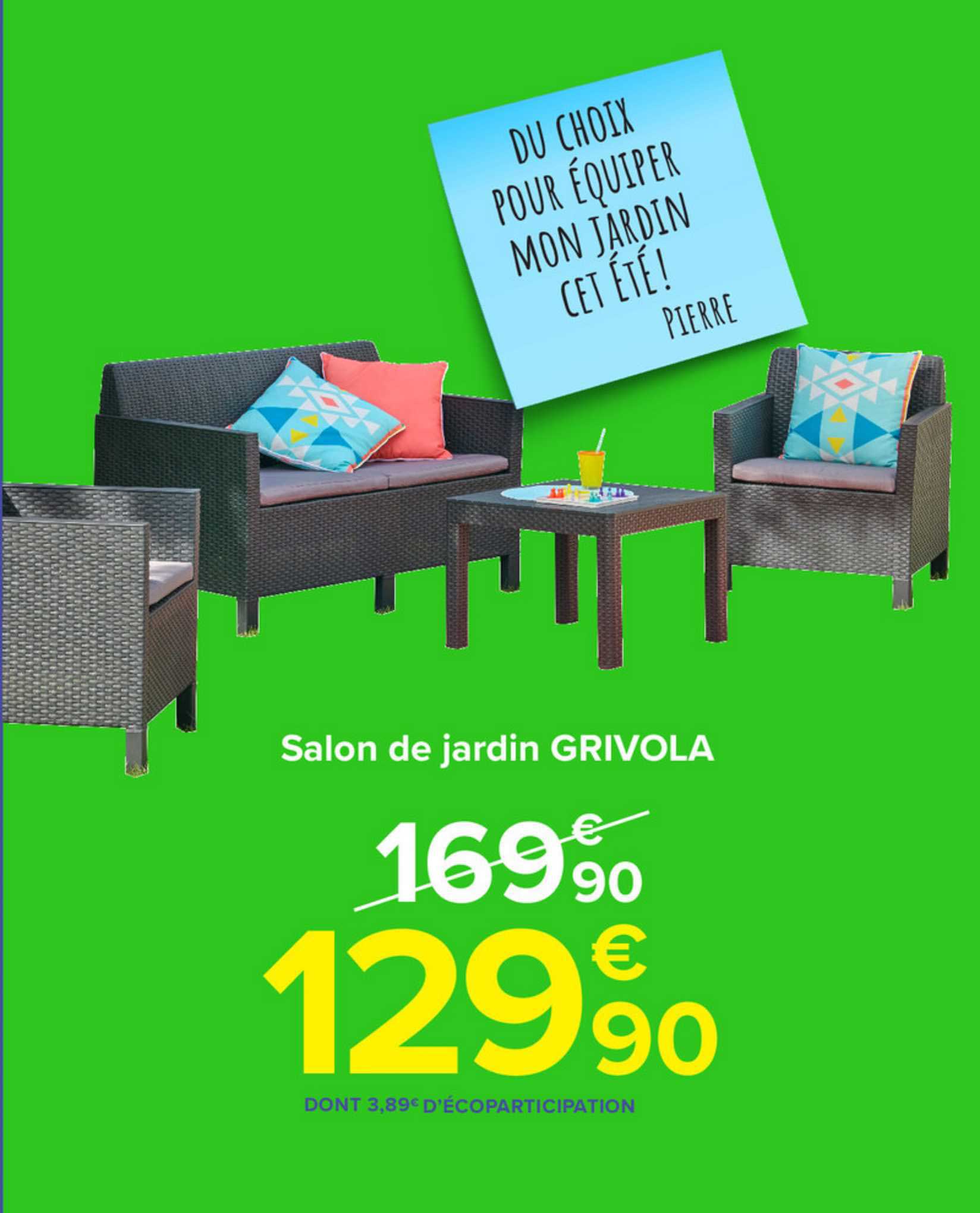 salon de jardin grivola