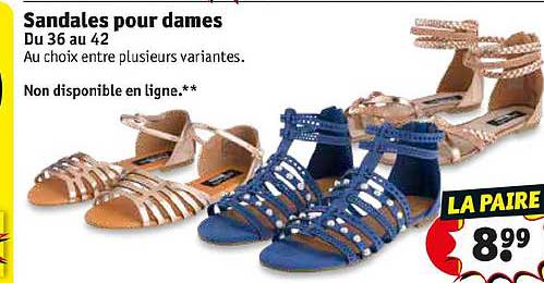 sandales pour dames