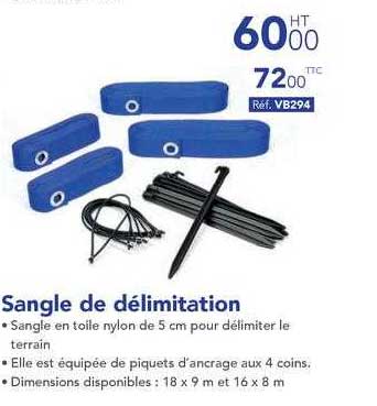 Sangle de delimitation
