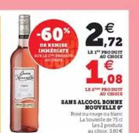 sans alcool bonne nouvelle O"