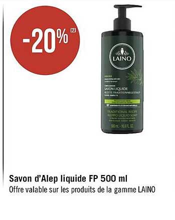 savon d'alep liquide fp 500 ml