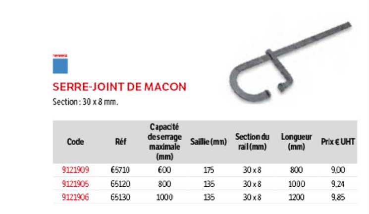 serre-joint de macon