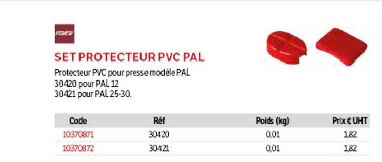 Set Protecteur Pvc Pal