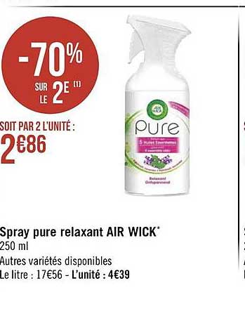 spray pure relaxant air wick