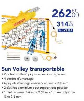 Sun Volley Transportable