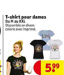 T-shirt Pour Dames