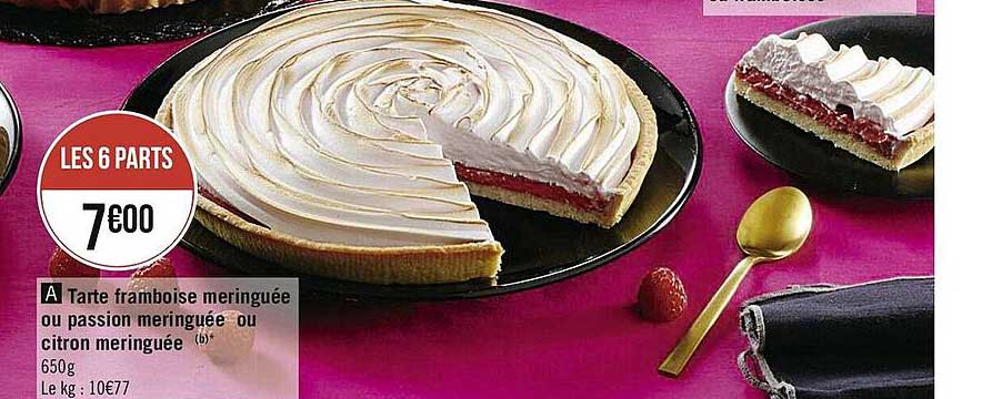 Tarte Framboise Meringuée Ou Passion Meringuée Ou Citron Meringuée
