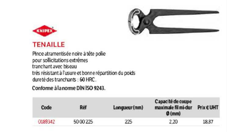 tenaille knipex