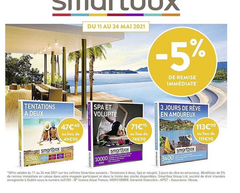 tentations à deux, spa et volupté, 3 jours de rêve en amoureux smartbox