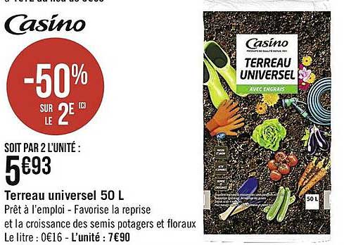 Terreau Universel 50 L