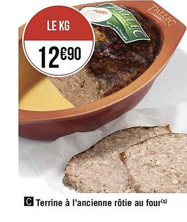 Terrine à L'ancienne Rôtie Au Four