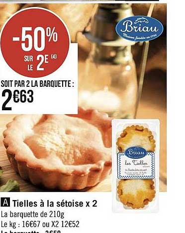 teilles à la sétoise x2