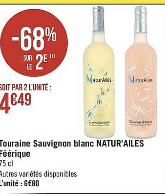 Touraine Sauvignon Blanc Natur'ailes Féérique