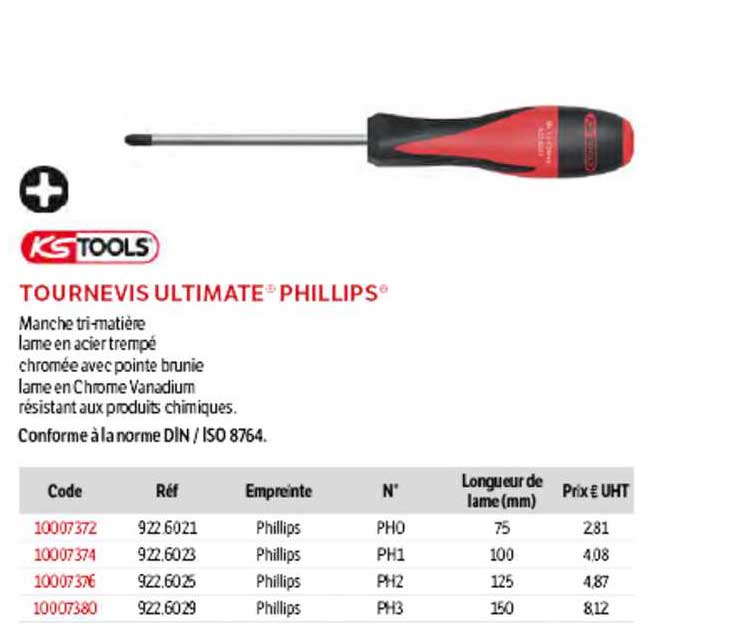 tournevis ultimate philipps ks tools