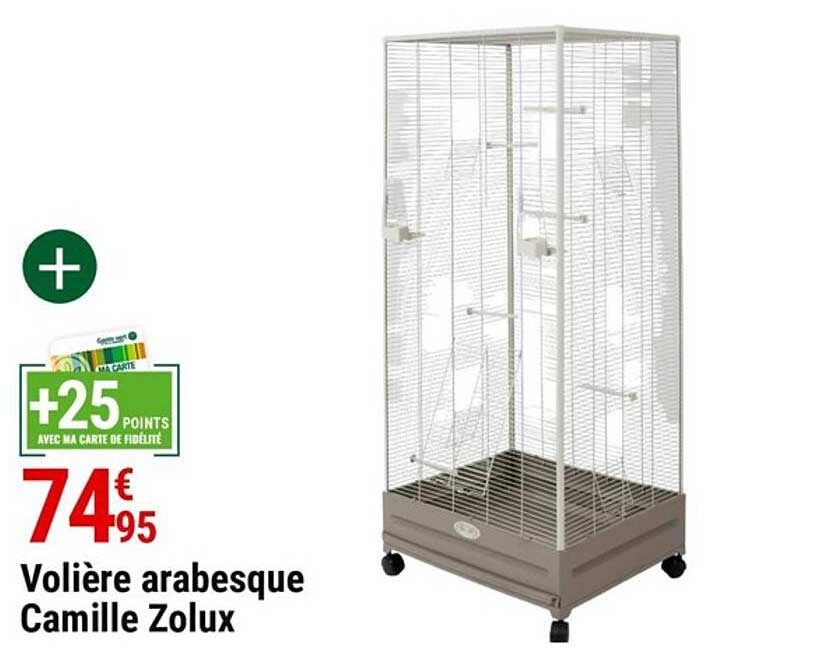 Voliere arabesque Camille Zolux