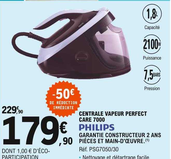 Centrale Vapeur Perfect Care 7000 Philips