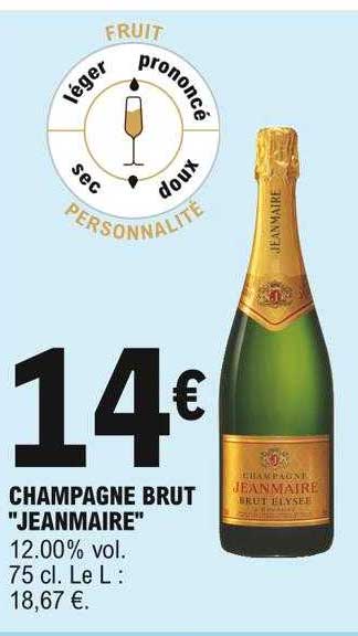 Champagne Brut "jeanmaire"