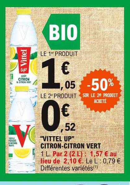 "virtuel up" citron-citron vert