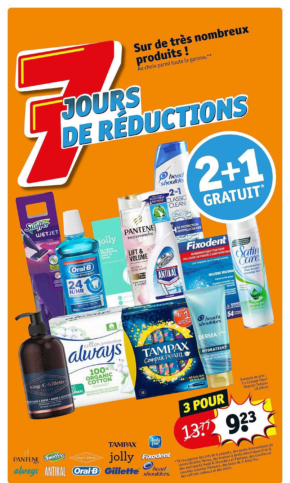 7 jours de réductions