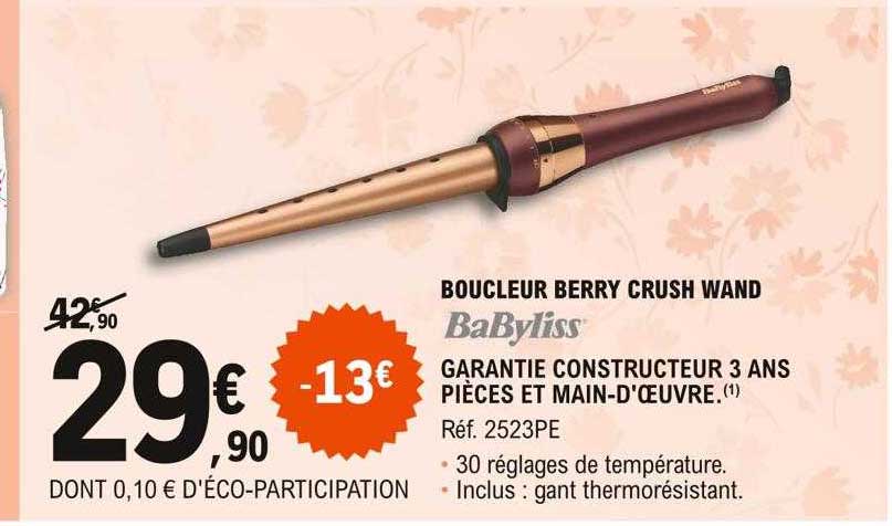 boucleur berry crush wand babyliss